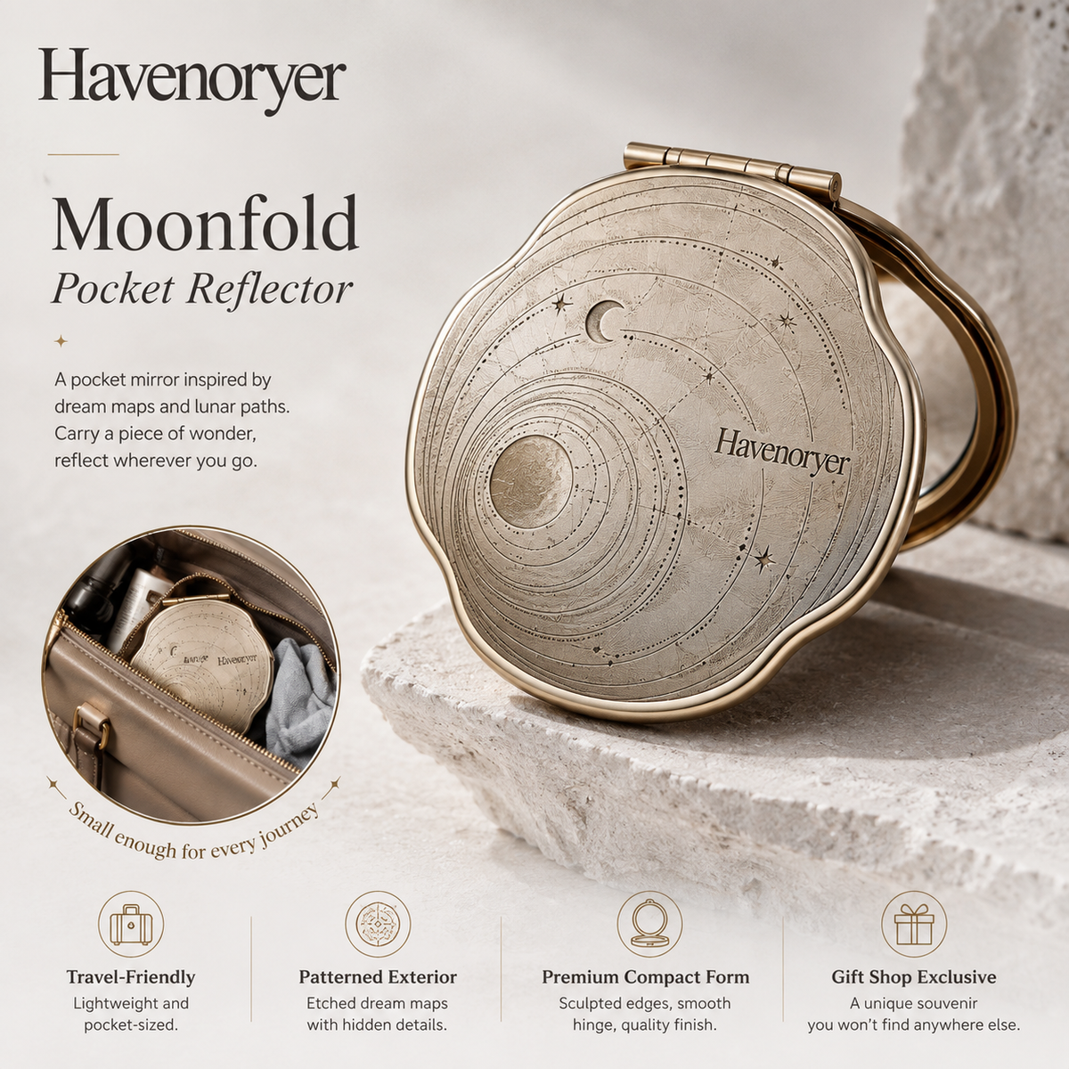 Havenoryer™ Moonfold Pocket Reflector