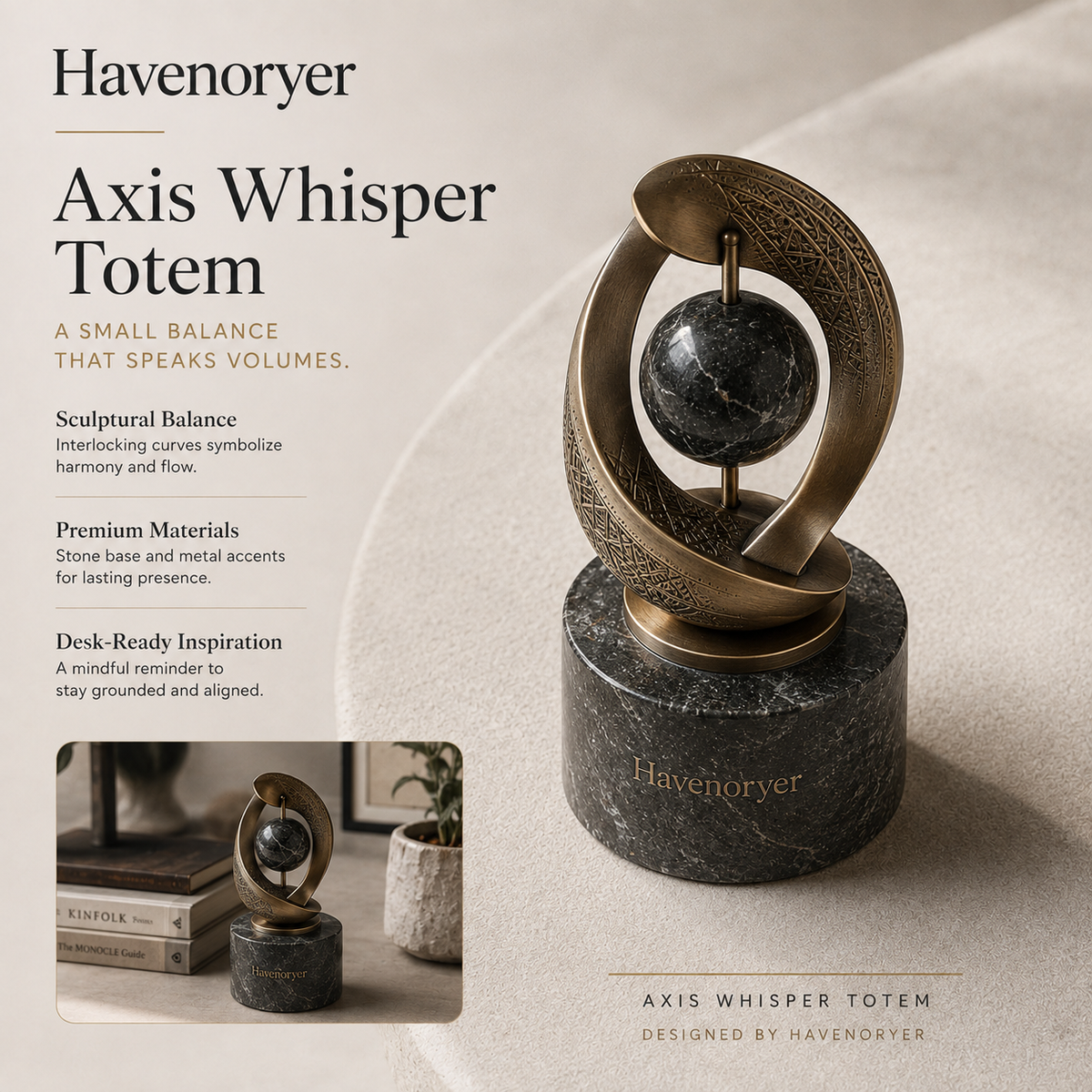 Havenoryer™ Axis Whisper Balance Totem